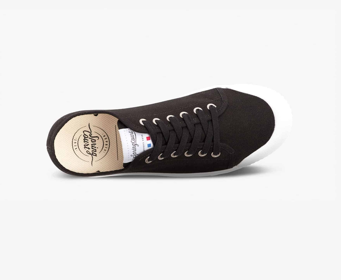 Spring Court G2 CANVAS Men's Trainers Black | South Africa-62FPTORZS